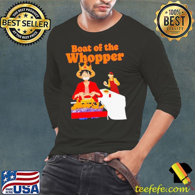 The One Piece X Burger King Boat of the whopper s Long Sleeve Tee The One Piece X Burger King Boat of the whopper s Long Sleeve Tee
