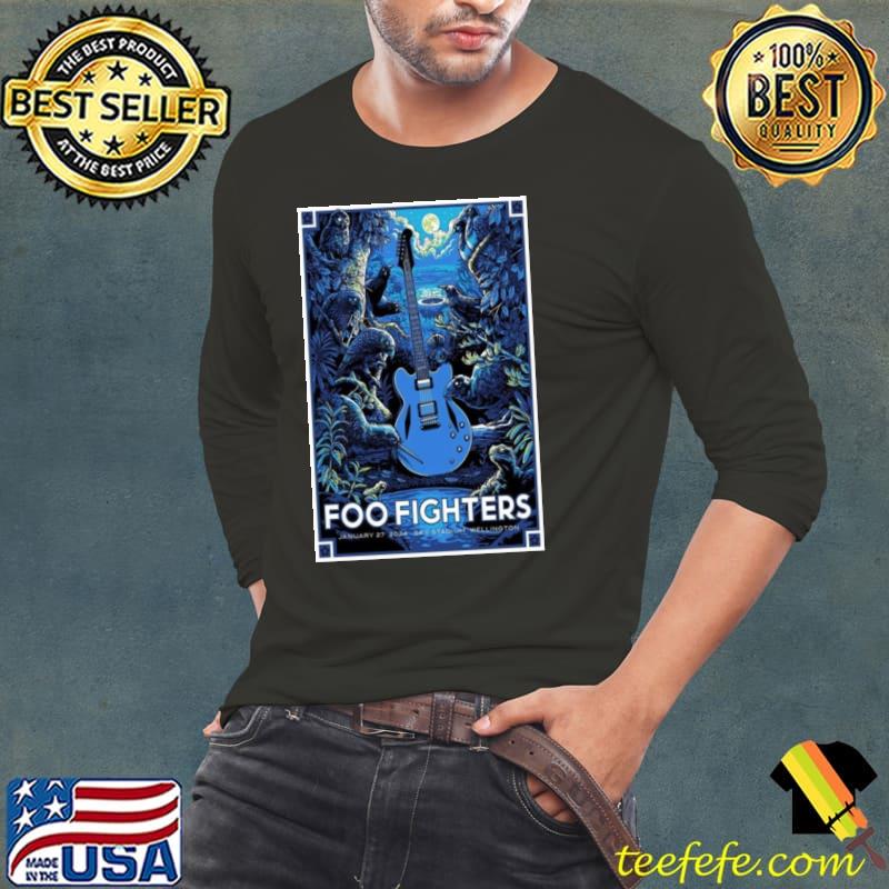 Top foo Fighters Wellington Tonight January 27 2024 Sky Stadium Wellington Merchandise Tour Shirt Long Sleeve Tee Top foo Fighters Wellington Tonight January 27 2024 Sky Stadium Wellington Merchandise Tour Shirt Long Sleeve Tee