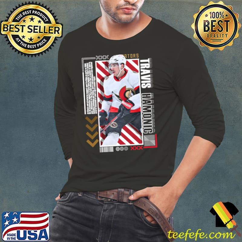 Travis Hamonic Canadian professional ice hockey defenceman for the Ottawa Senators T-Shirt Long Sleeve Tee Travis Hamonic Canadian professional ice hockey defenceman for the Ottawa Senators T-Shirt Long Sleeve Tee