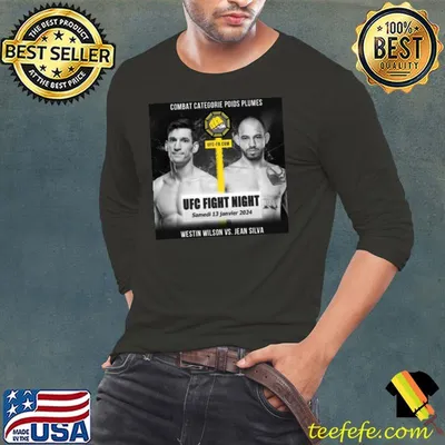 Westin Wilson VS Jean Silva UFC Jan 13 2024 shirt