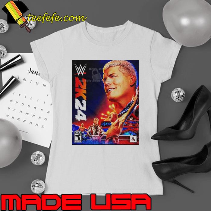 WWE2K24 Deluxe Edition Crowd Is Here Cody Rhodes Shirt Ladies tee WWE2K24 Deluxe Edition Crowd Is Here Cody Rhodes Shirt Ladies tee