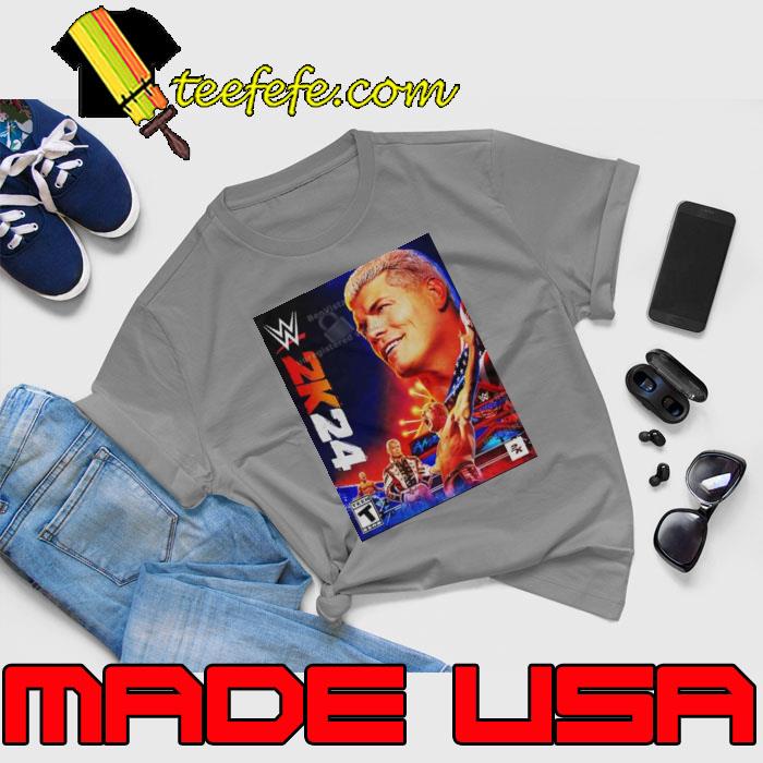 WWE2K24 Deluxe Edition Crowd Is Here Cody Rhodes Shirt WWE2K24 Deluxe Edition Crowd Is Here Cody Rhodes Shirt