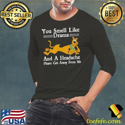 You Smell Like Drama and a headache please get away from me shirt