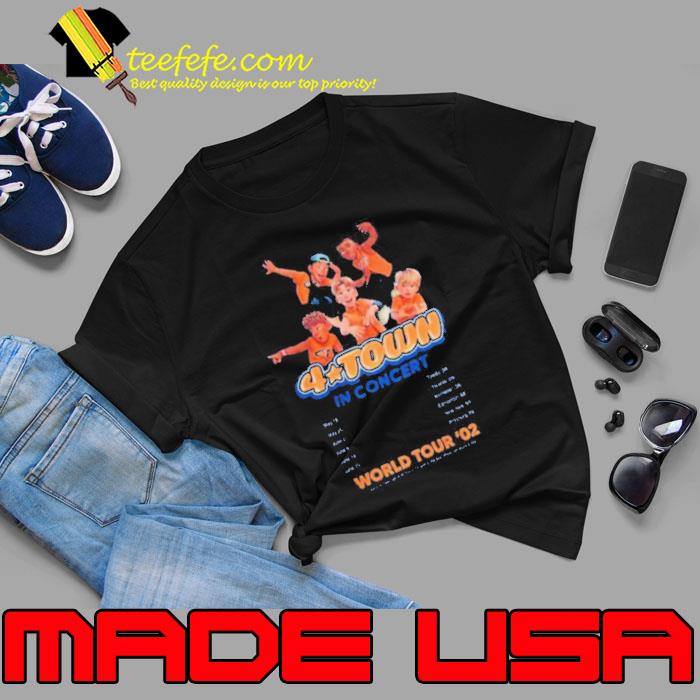 4 town In Concert World Tour ’02 s Unisex 4 town In Concert World Tour ’02 s Unisex