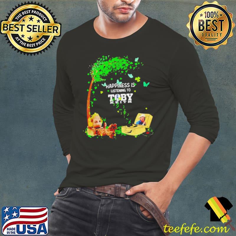 Baby Groot happiness is listening to Toby Keith s Long Sleeve Tee Baby Groot happiness is listening to Toby Keith s Long Sleeve Tee