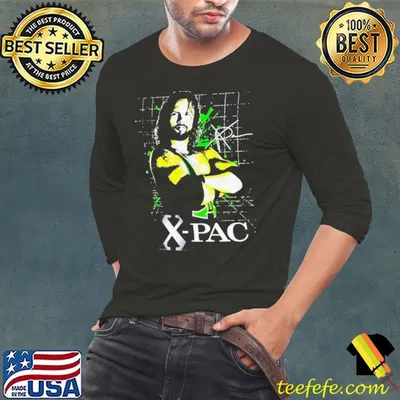 Black X-pac Superstar Pose Signature shirt