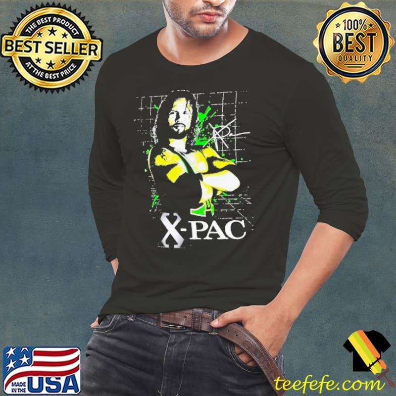 Black X-pac Superstar Pose Signature shirt Black X-pac Superstar Pose Signature shirt