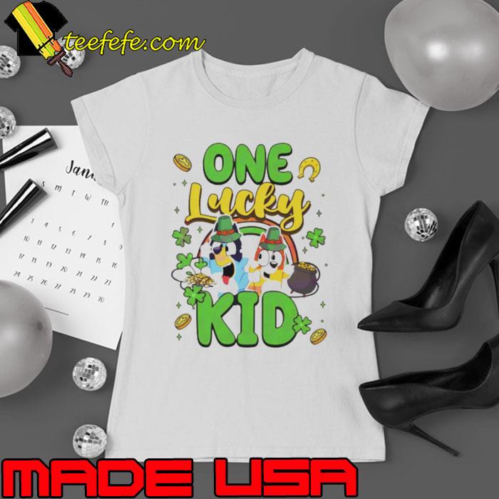Bluey One Lucky Kid St Patricks Day shirt Bluey One Lucky Kid St Patricks Day shirt