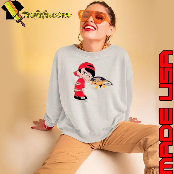 Boy Kansas City Chiefs Piss On Baltimore Ravens Shirt Sweatshirt Boy Kansas City Chiefs Piss On Baltimore Ravens Shirt Sweatshirt