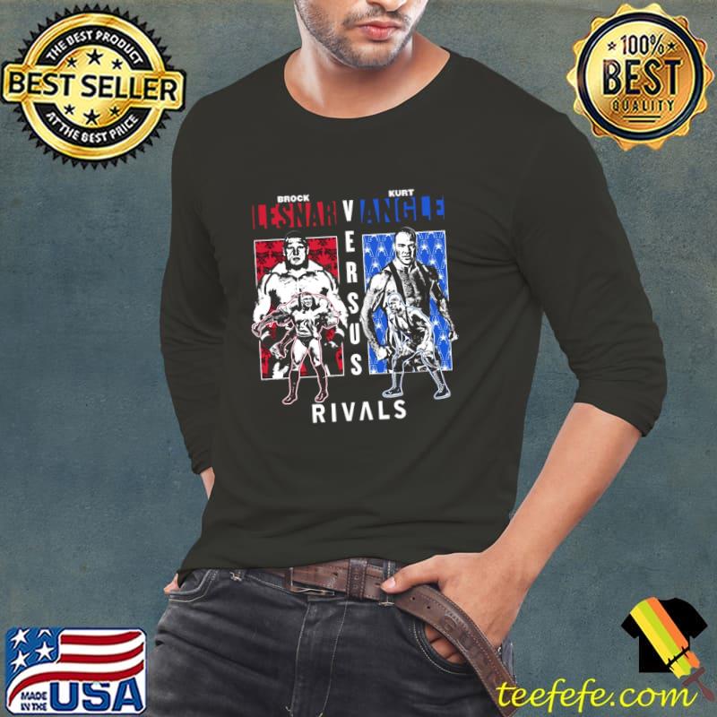 Brock Lesnar Vs Kurt Angle Rivals American professional wrestler and former mixed T-Shirt