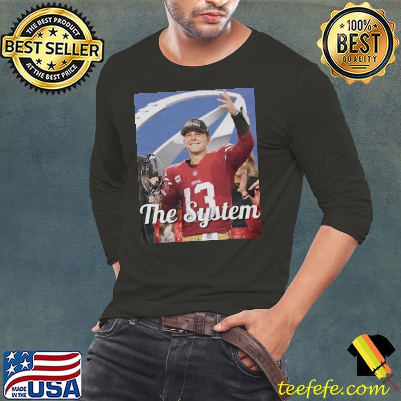 Brock Purdy San Francisco 49ers The System s Long Sleeve Tee Brock Purdy San Francisco 49ers The System s Long Sleeve Tee