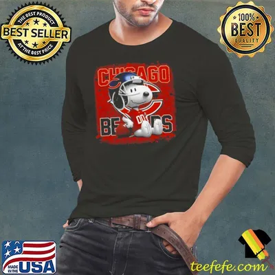Chicago Bears Football Mix Snoopy shirt