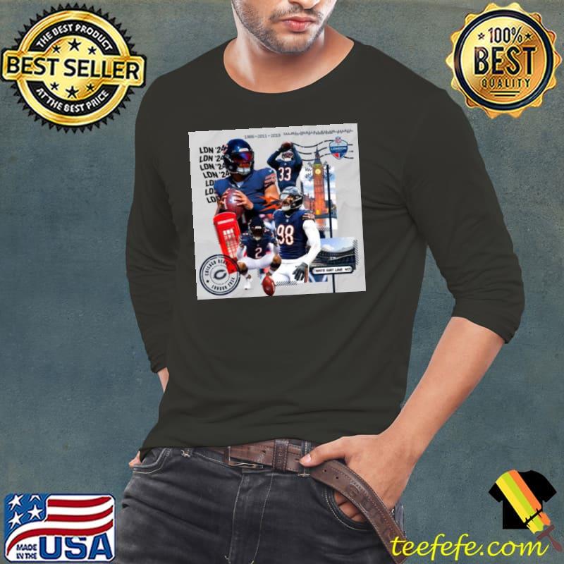 Chicago Bears Headed Back To London Town 1986 2011 2019 2024 s Long Sleeve Tee Chicago Bears Headed Back To London Town 1986 2011 2019 2024 s Long Sleeve Tee