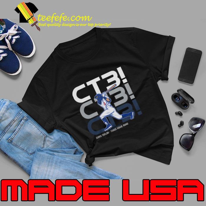 Chris Taylor CT3 American professional baseball utility T-Shirt Unisex Chris Taylor CT3 American professional baseball utility T-Shirt Unisex
