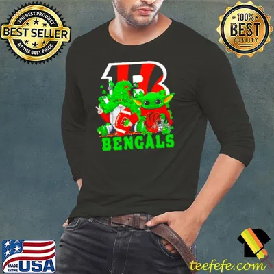 Cincinnati Bengals Baby Yoda Happy St.Patrick’s Day Shamrock shirt