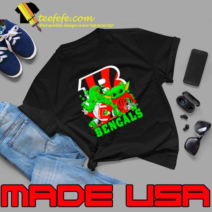 Cincinnati Bengals Baby Yoda Happy St.Patrick’s Day Shamrock s Unisex Cincinnati Bengals Baby Yoda Happy St.Patrick’s Day Shamrock s Unisex