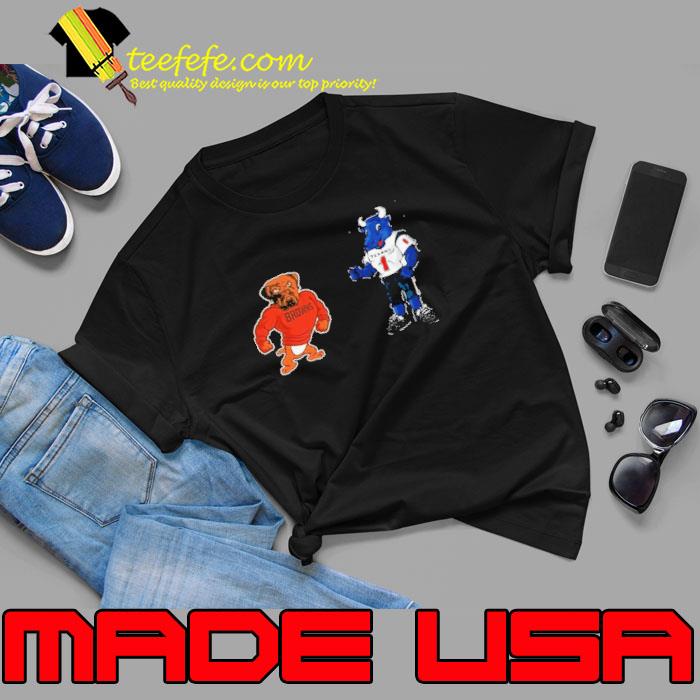 Cleveland Browns VS Houston Texans NFL 2024 mascot cartoon football s Unisex Cleveland Browns VS Houston Texans NFL 2024 mascot cartoon football s Unisex
