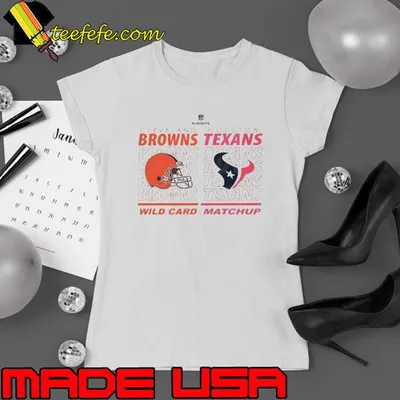 Cleveland Browns Vs Houston Texans Nfl Playoffs 2024 Wild Card Matchup shirt