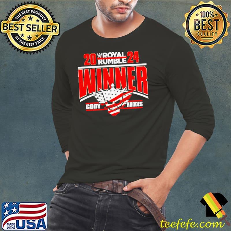 Cody Rhodes 2024 Royal Rumble Winner s Long Sleeve Tee Cody Rhodes 2024 Royal Rumble Winner s Long Sleeve Tee