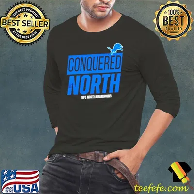 Conquered the North champions Lions football shirt