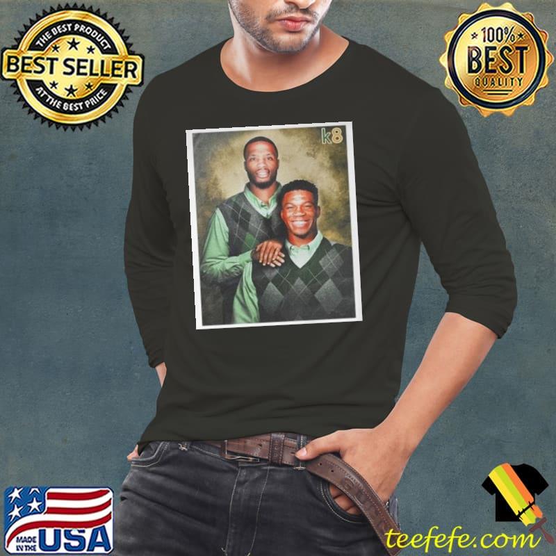 Damian Lillard and Giannis Antetokounmpo Step Brothers Shirt Long Sleeve Tee Damian Lillard and Giannis Antetokounmpo Step Brothers Shirt Long Sleeve Tee