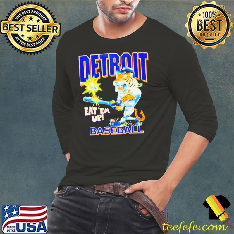 Detroit eat em up baseball s Long Sleeve Tee Detroit eat em up baseball s Long Sleeve Tee