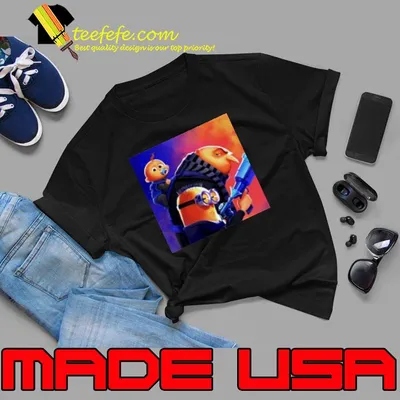 Discussing film first key art for despicable me 4 post shirt