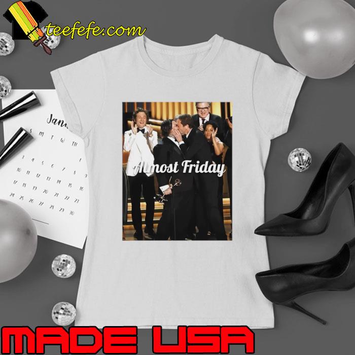 Ebon Moss Bachrach and Matty Matheson Emmys kiss almost friday shirt