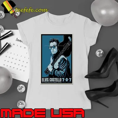 Elvis Costello The Imposters 2024 Tour Shirt