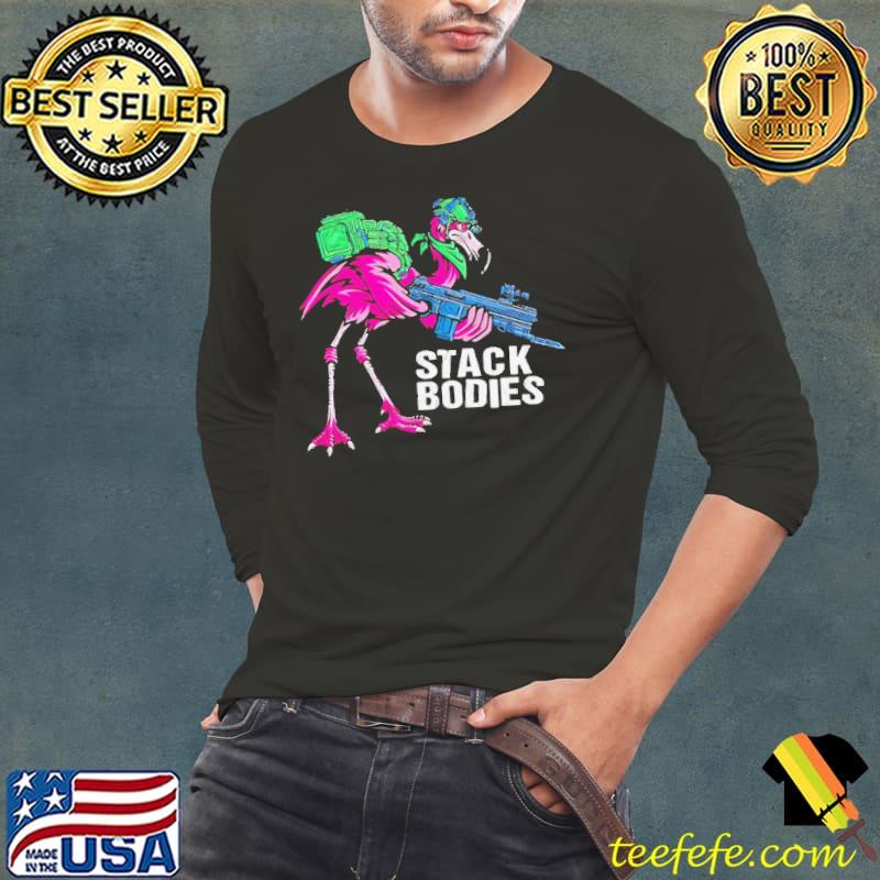 Flamingo stack bodies s Long Sleeve Tee Flamingo stack bodies s Long Sleeve Tee