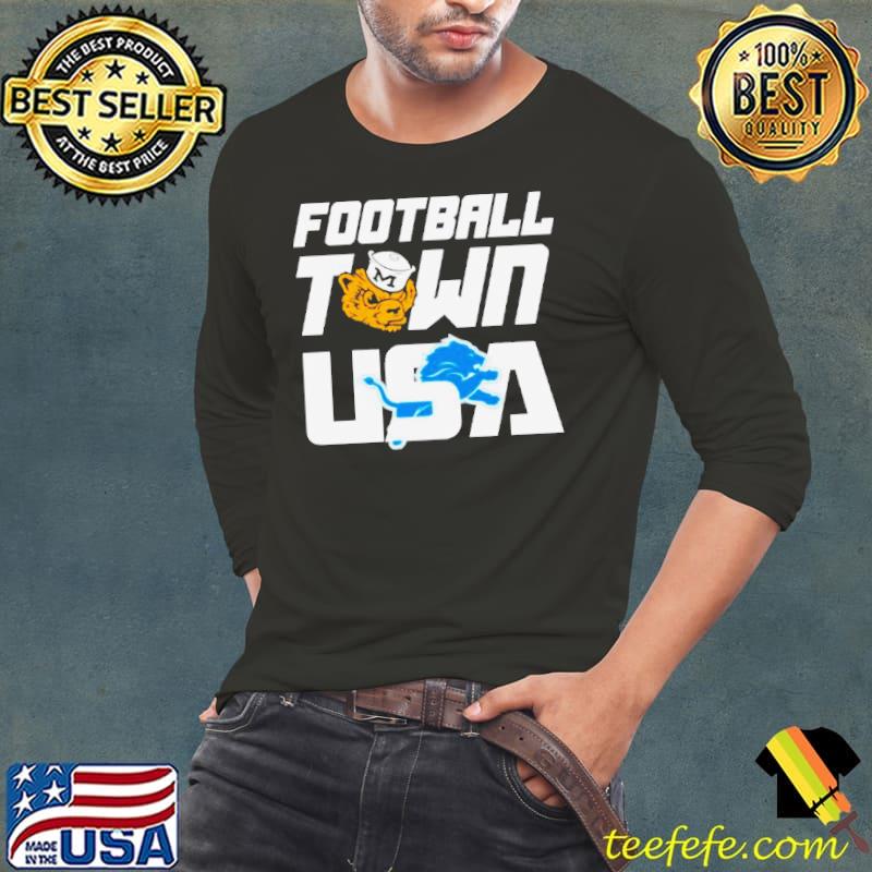 Football Town USA Wolverines Lions shirt