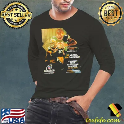 Green Bay Packers Are The Youngest Team To Make The NFL Playoffs Since 1974 Shirt
