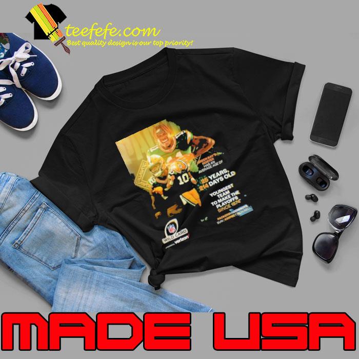 Green Bay Packers Are The Youngest Team To Make The NFL Playoffs Since 1974 Shirt Unisex Green Bay Packers Are The Youngest Team To Make The NFL Playoffs Since 1974 Shirt Unisex