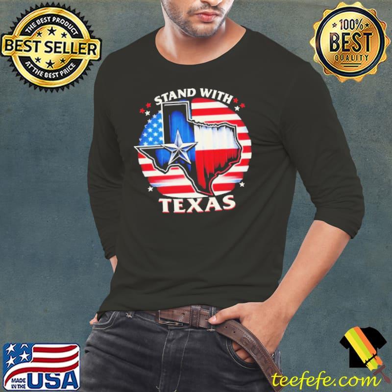 Greg Abbott Stand With Texas s Long Sleeve Tee Greg Abbott Stand With Texas s Long Sleeve Tee