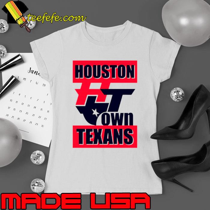 Houston Town Texans football logo s Ladies tee Houston Town Texans football logo s Ladies tee