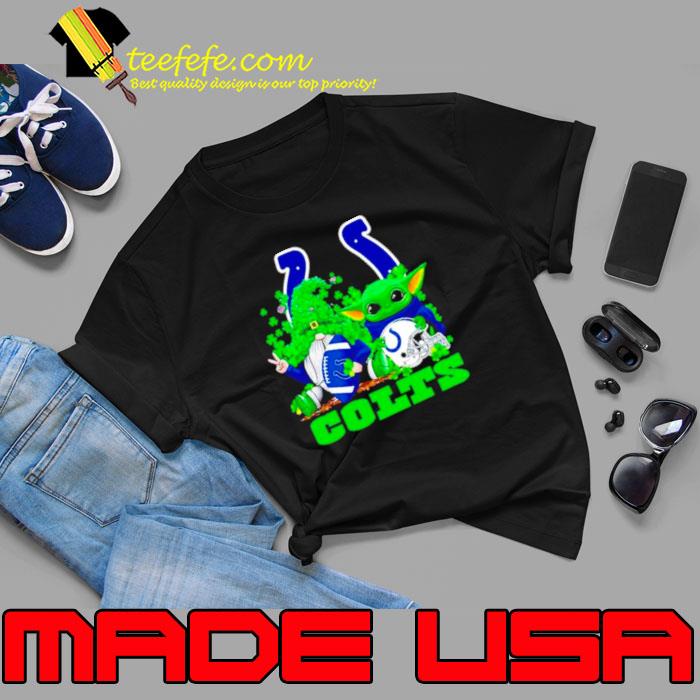 Indianapolis Colts Baby Yoda Happy St.Patrick’s Day Shamrock s Unisex Indianapolis Colts Baby Yoda Happy St.Patrick’s Day Shamrock s Unisex