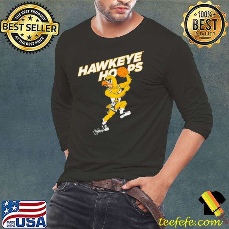 Iowa Hawkeyes Hawkeye Hoops s Long Sleeve Tee Iowa Hawkeyes Hawkeye Hoops s Long Sleeve Tee