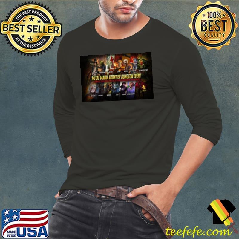 Iron Maiden Legacy Of The Beast Metal Mania Frontier Dungeon Event s Long Sleeve Tee Iron Maiden Legacy Of The Beast Metal Mania Frontier Dungeon Event s Long Sleeve Tee
