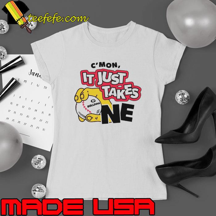 It just takes one Georgia Bulldogs baseball shirt