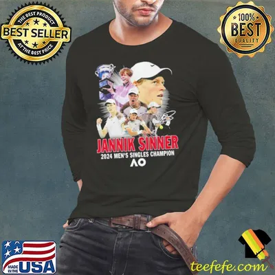 Jannik Sinner 2024 Men’s Singles Champion At Ao Signature shirt