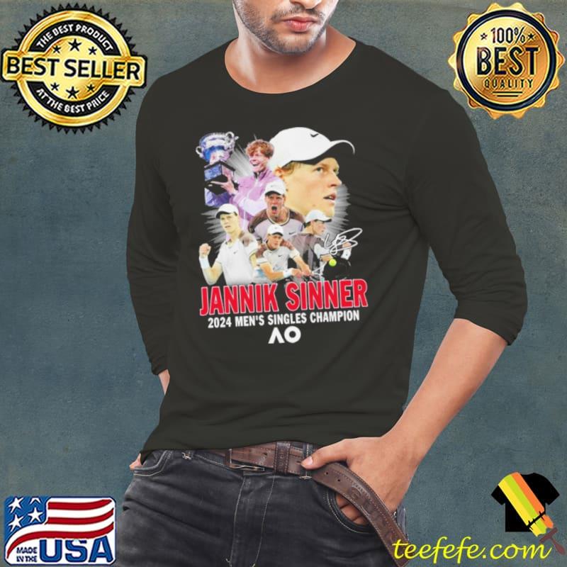 Jannik Sinner 2024 Men’s Singles Champion At Ao Signature shirt