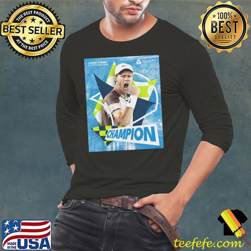 Jannik Sinner You Are Grand Slam Champion Australian Open 2024 Tennis TV Poster Shirt Long Sleeve Tee Jannik Sinner You Are Grand Slam Champion Australian Open 2024 Tennis TV Poster Shirt Long Sleeve Tee