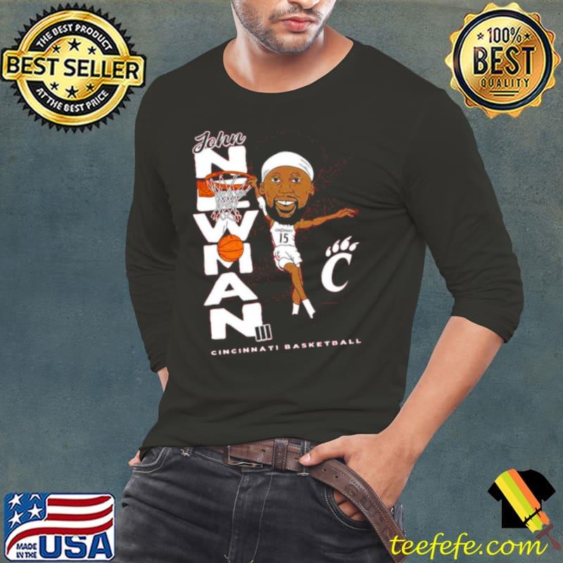 John Newman Cincinnati basketball s Long Sleeve Tee John Newman Cincinnati basketball s Long Sleeve Tee