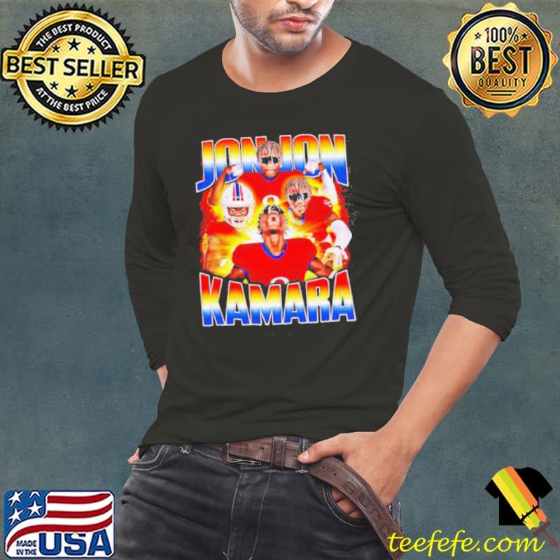 Jon Jon Kamara Kansas Jayhawks vintage s Long Sleeve Tee Jon Jon Kamara Kansas Jayhawks vintage s Long Sleeve Tee