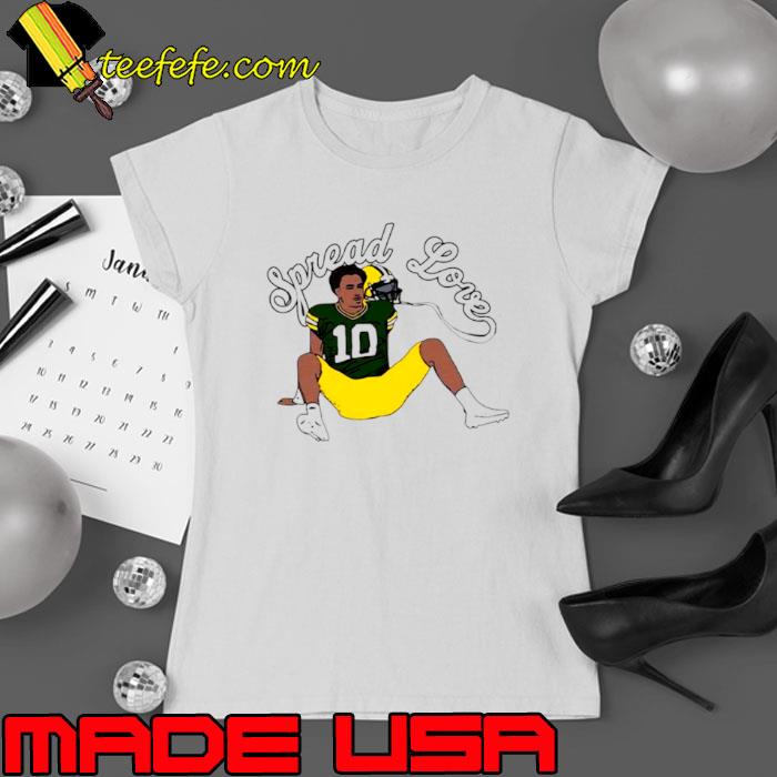 Jordan Love Spread love s Ladies tee Jordan Love Spread love s Ladies tee