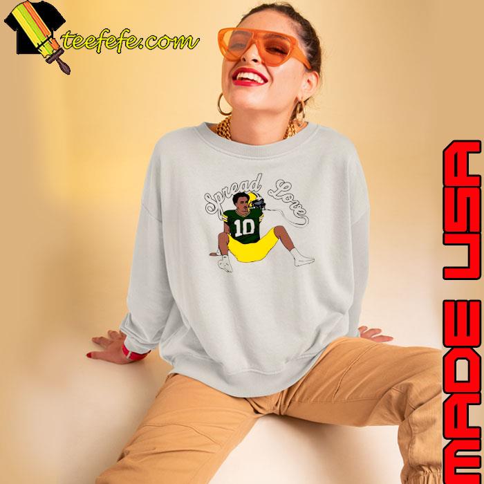 Jordan Love Spread love s Sweatshirt Jordan Love Spread love s Sweatshirt