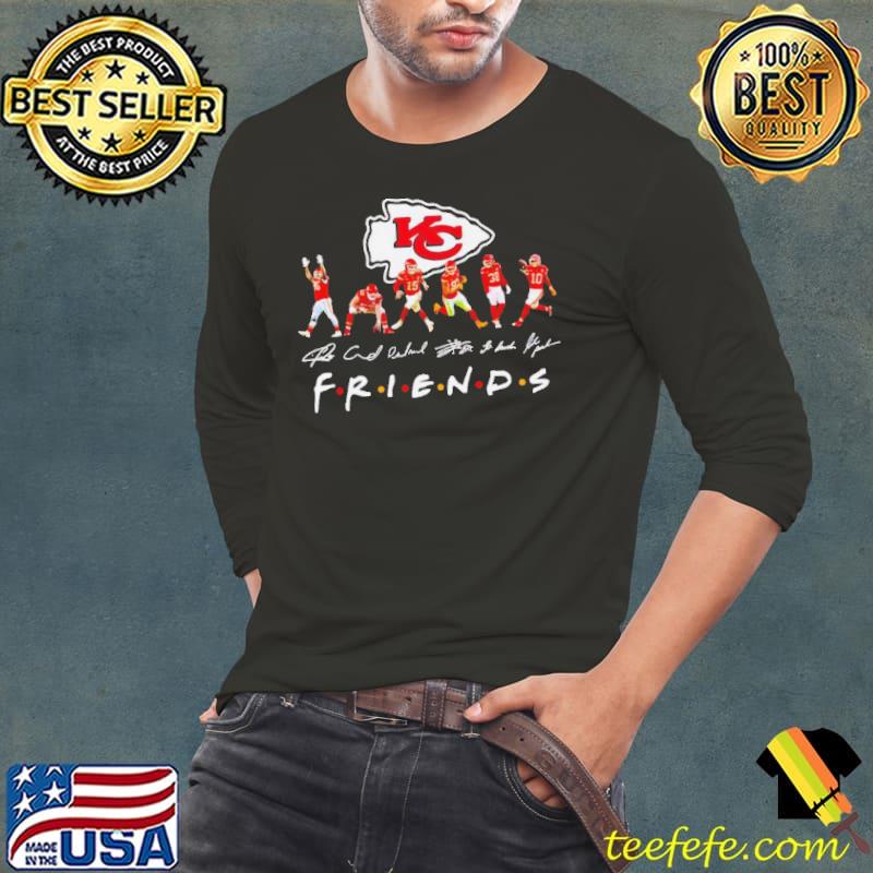 Kansas City Chiefs Friends tv show signatures shirt