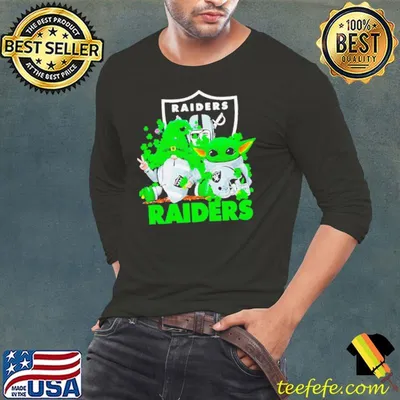 Las Vegas Raiders Baby Yoda Happy St.Patrick’s Day Shamrock shirt