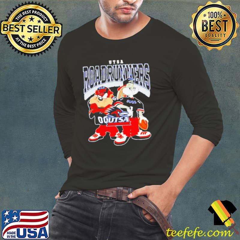 Looney Tunes Bugs Bunny And Taz Utsa Roadrunners Football 2024 s Long Sleeve Tee Looney Tunes Bugs Bunny And Taz Utsa Roadrunners Football 2024 s Long Sleeve Tee