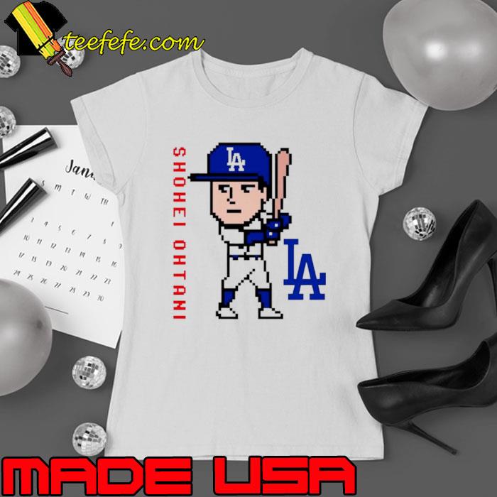 Los Angeles Dodgers Shohei Ohtani Player Video game s Ladies tee Los Angeles Dodgers Shohei Ohtani Player Video game s Ladies tee
